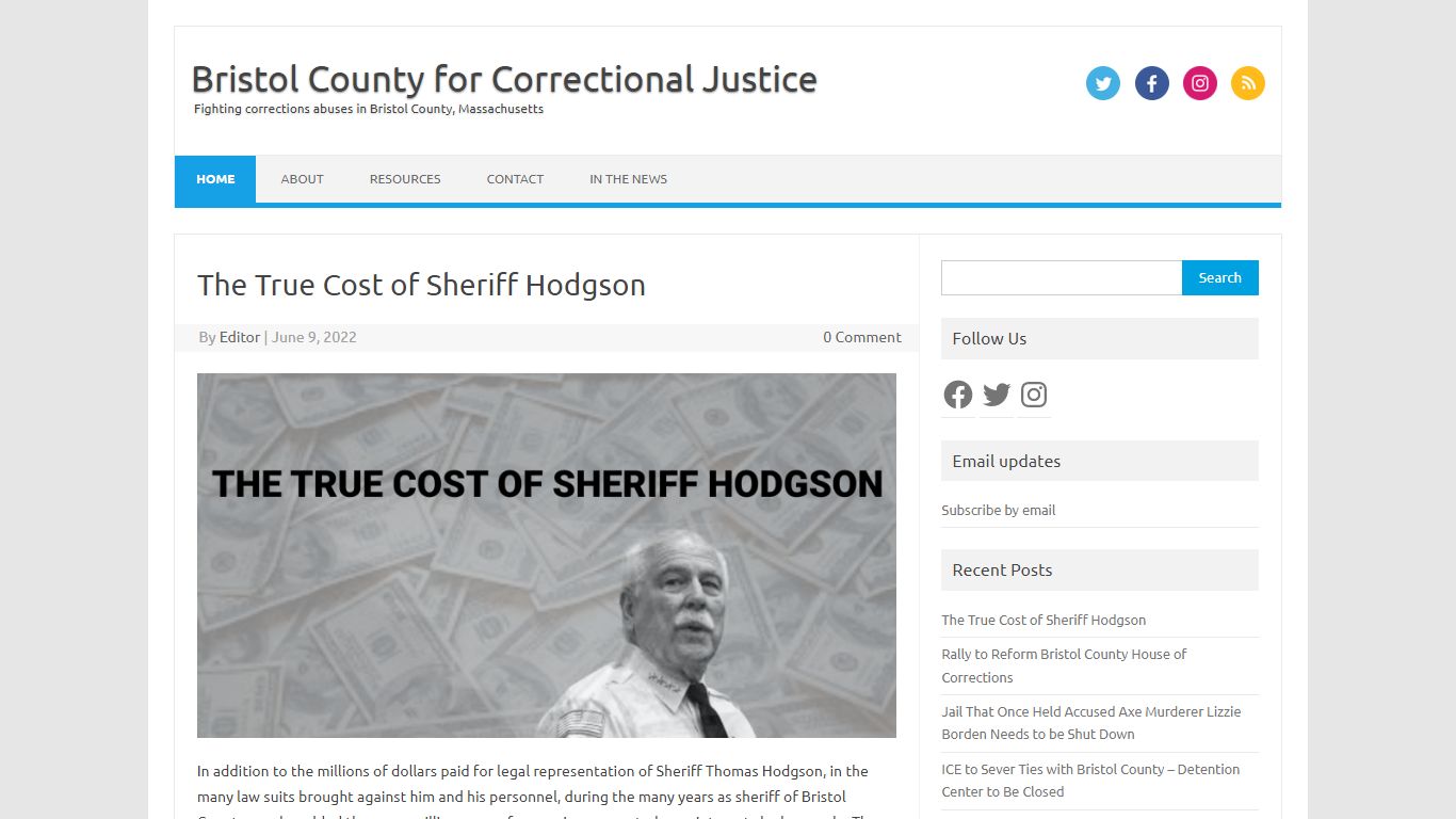 Bristol County for Correctional Justice – Fighting corrections abuses ...